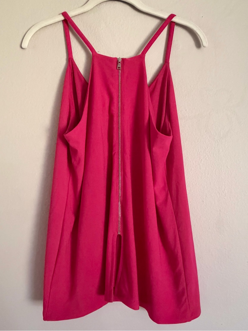 Bright Pink Spaghetti Strap Cami Top - Unknown Brand - Picture 2 of 3